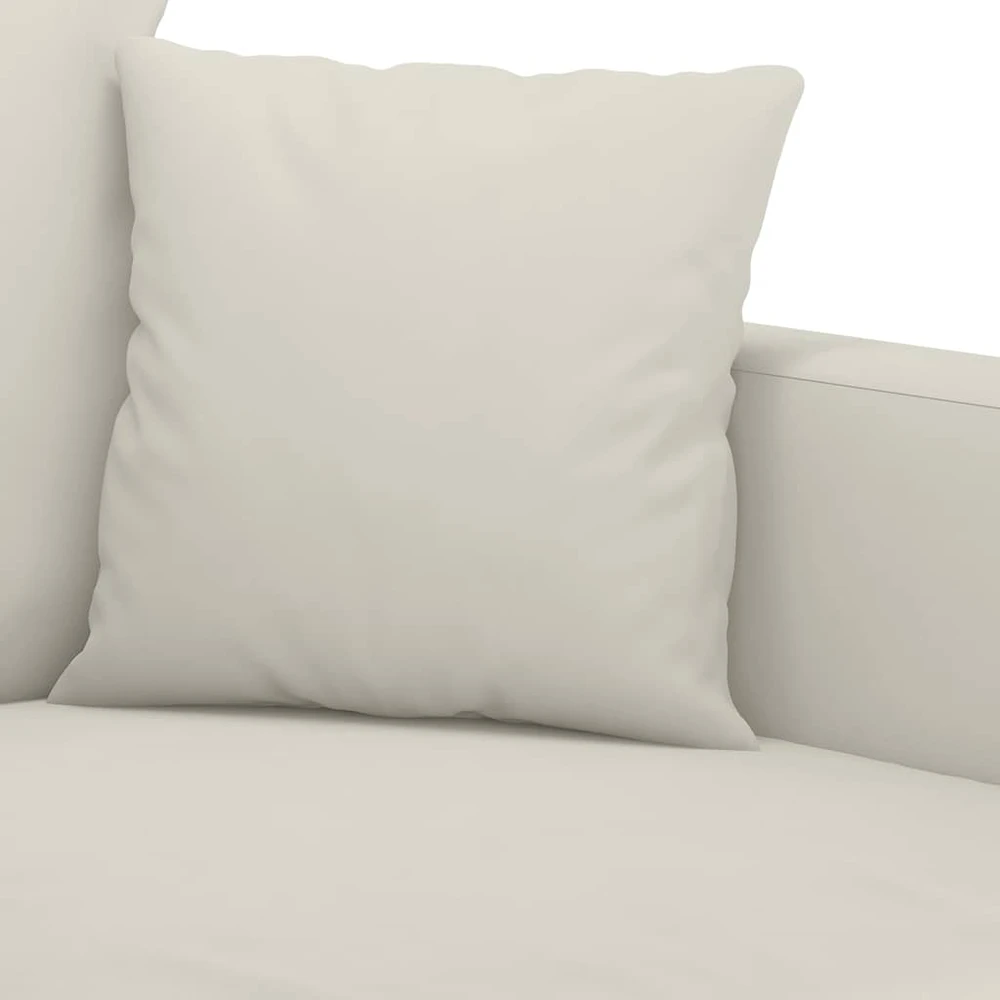 Sofa Krėslas, kreminės spalvos, 60cm, aksomas