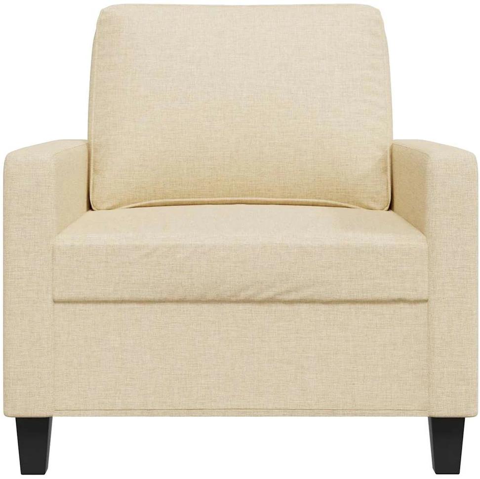 Sofa Krėslas, kreminės spalvos, 60cm, audinys