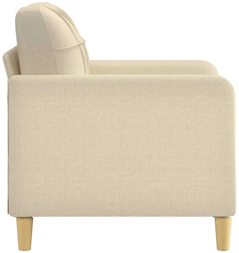 Sofa Krėslas, kreminės spalvos, 60cm, audinys