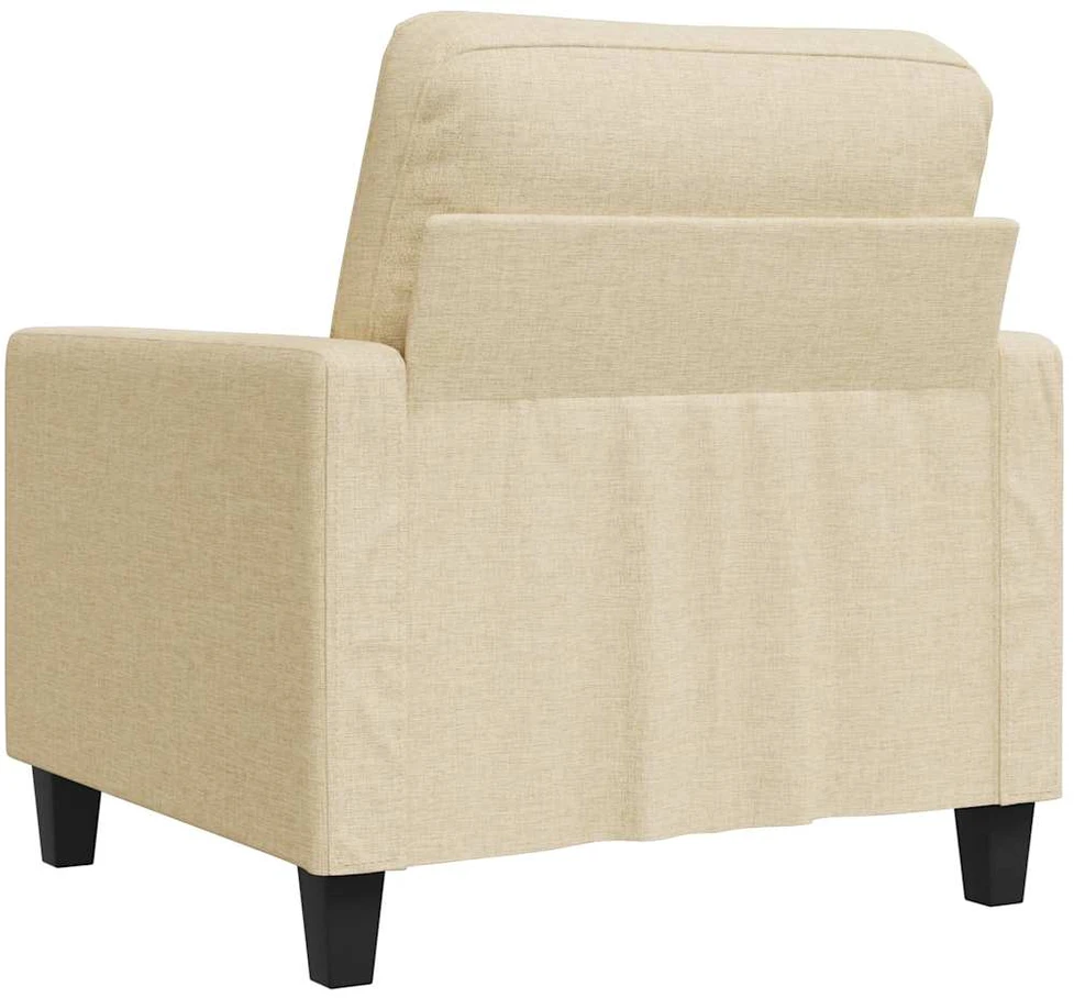 Sofa Krėslas, kreminės spalvos, 60cm, audinys