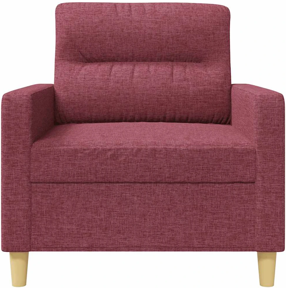 Sofa Krėslas, raudonojo vyno spalvos, 60cm, audinys