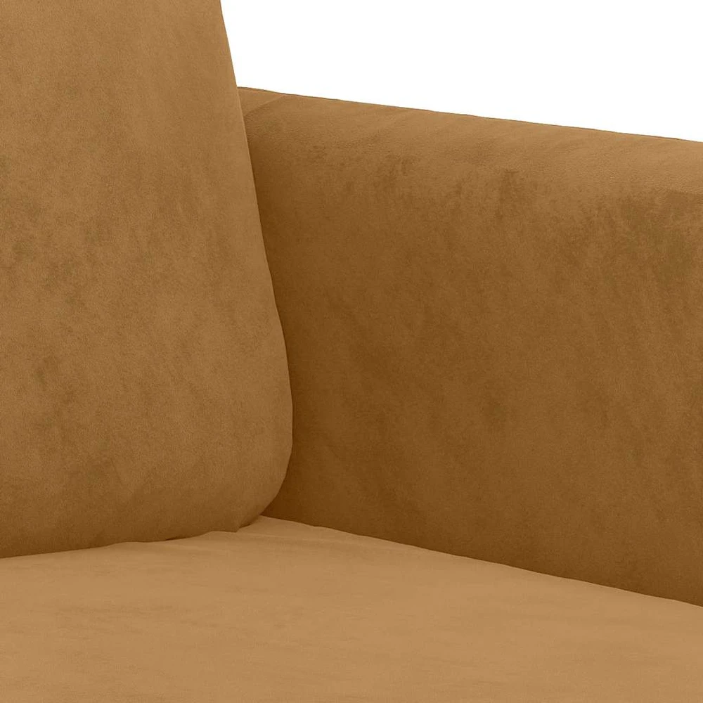 Sofa Krėslas, rudos spalvos, 60cm, aksomas