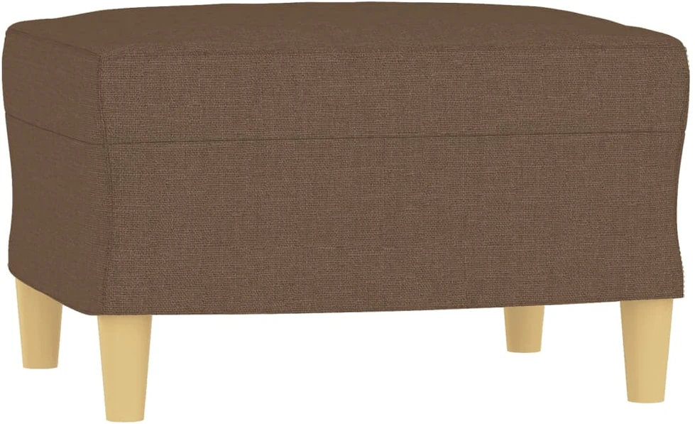 Sofa Krėslas su pakoja, rudos spalvos, 60cm, audinys