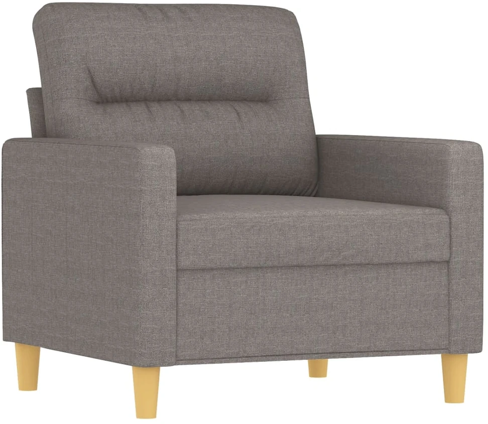 Sofa Krėslas su pakoja, taupe spalvos, 60cm, audinys