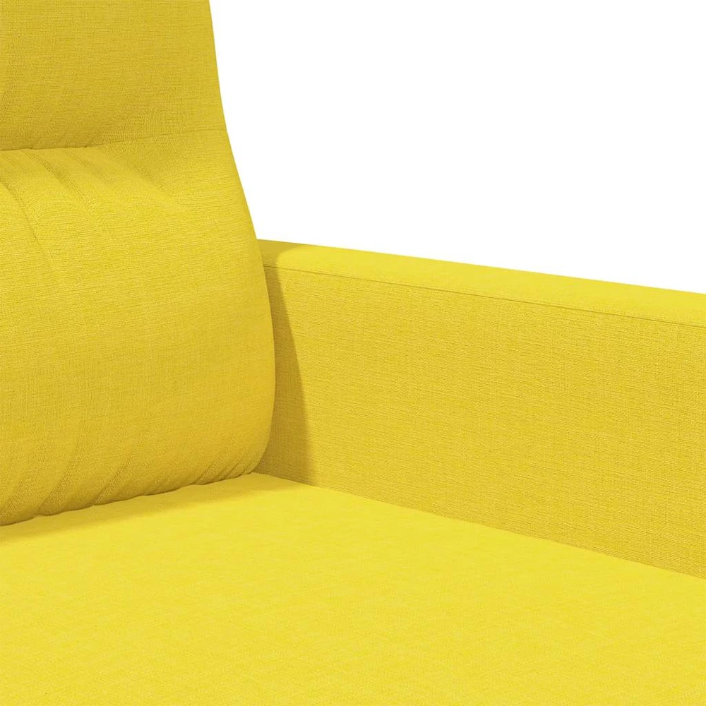 Sofa Krėslas, šviesiai geltonos spalvos, 60cm, audinys