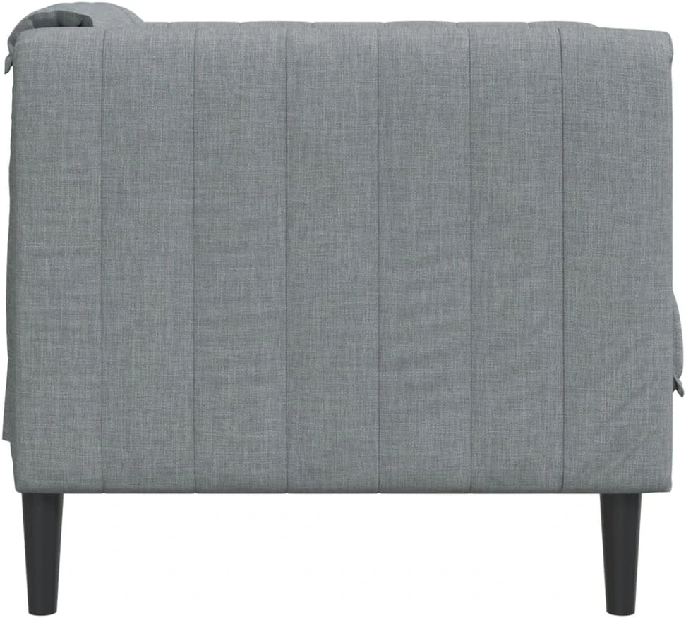 Sofa Krėslas, šviesiai pilkos spalvos, audinys