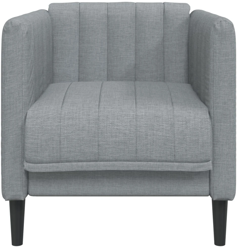 Sofa Krėslas, šviesiai pilkos spalvos, audinys