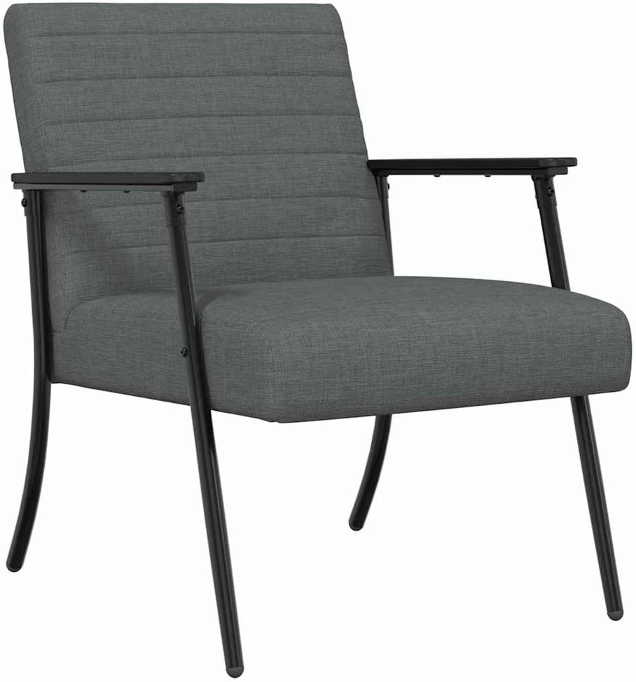 Fotelis krėslas Tamsiai pilka 59 x 75 x 78 cm audinys