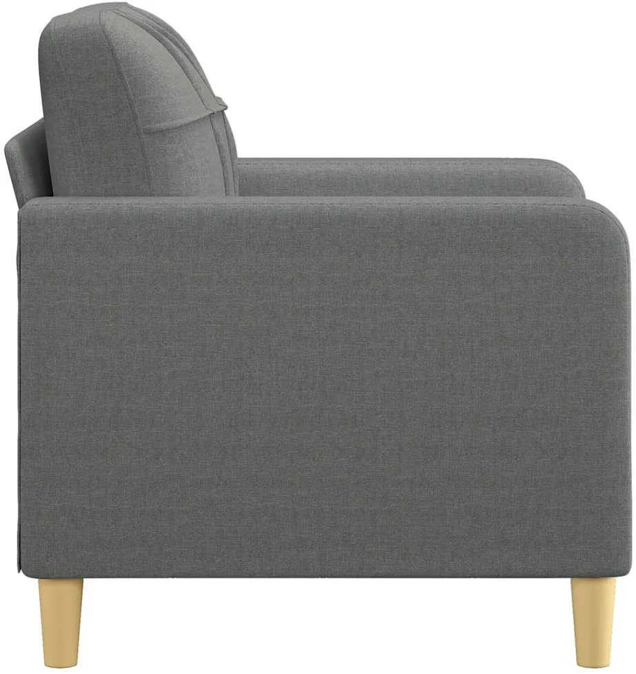 Sofa Krėslas, tamsiai pilkos spalvos, 60cm, audinys