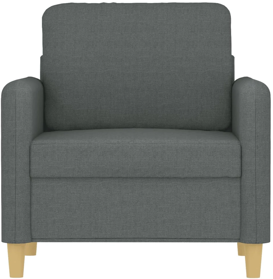 Sofa Krėslas, tamsiai pilkos spalvos, 60cm, audinys