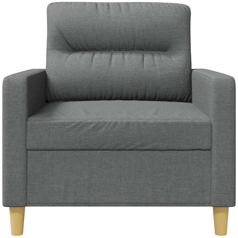Sofa Krėslas, tamsiai pilkos spalvos, 60cm, audinys