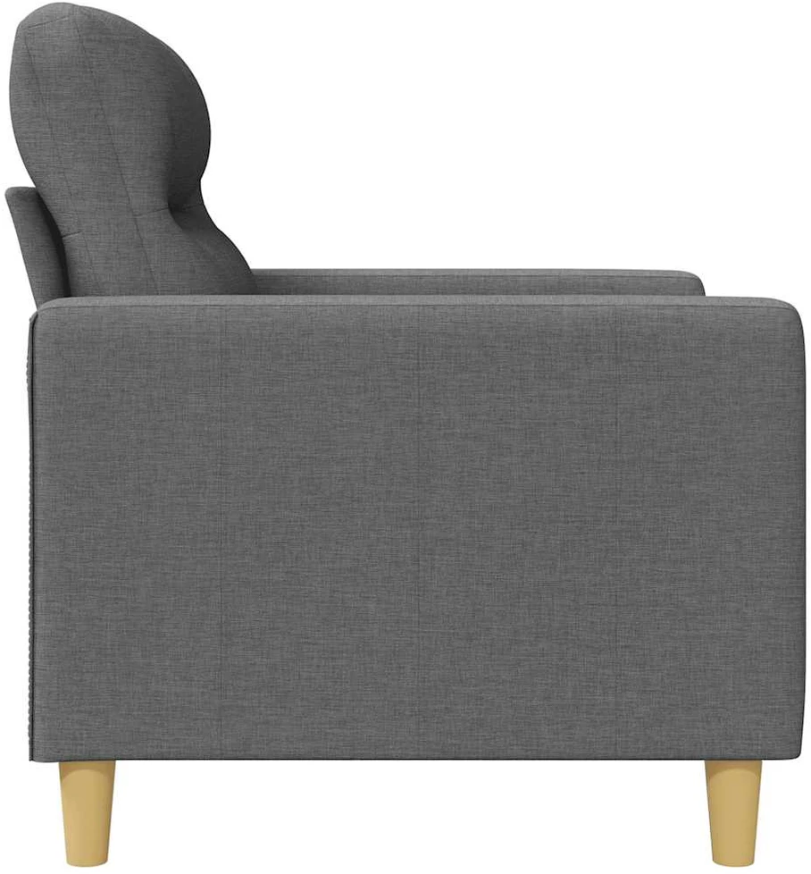 Sofa Krėslas, tamsiai pilkos spalvos, 60cm, audinys