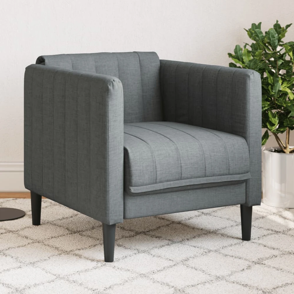 Sofa Krėslas, tamsiai pilkos spalvos, audinys