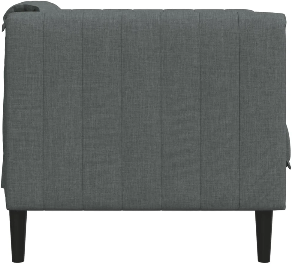 Sofa Krėslas, tamsiai pilkos spalvos, audinys