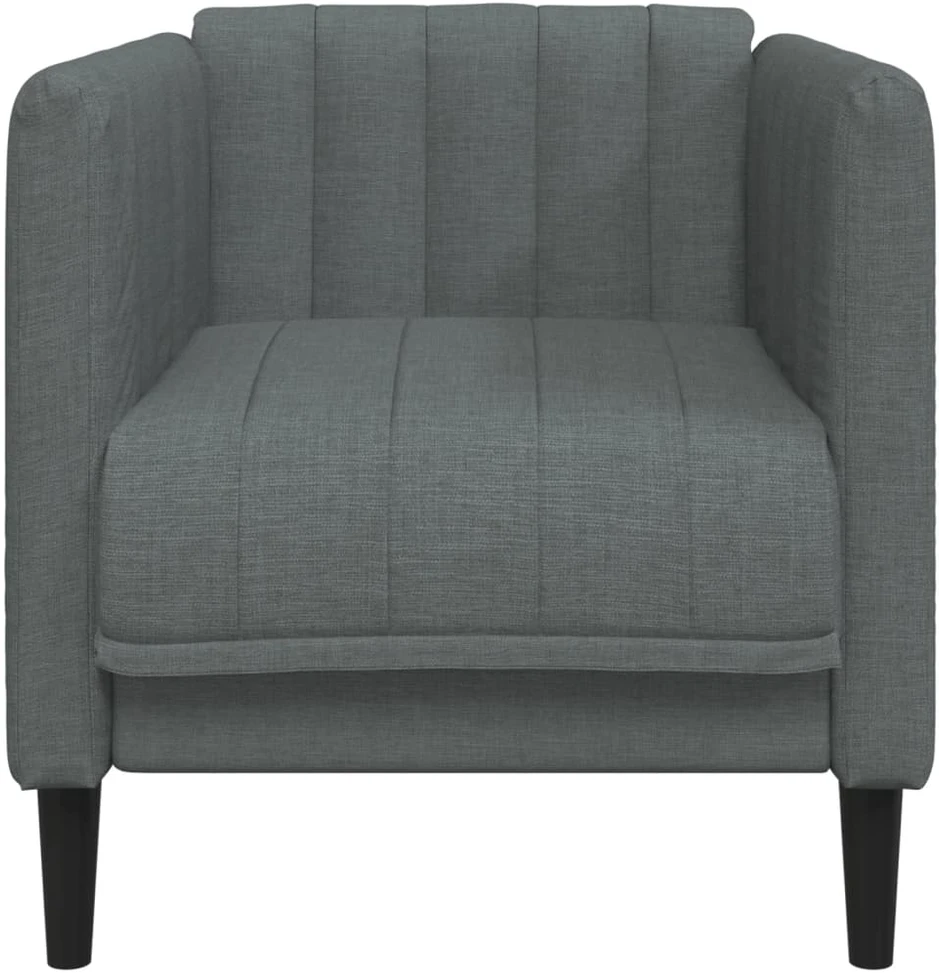 Sofa Krėslas, tamsiai pilkos spalvos, audinys