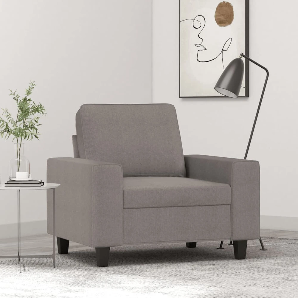 Sofa Krėslas, taupe spalvos, 60cm, audinys
