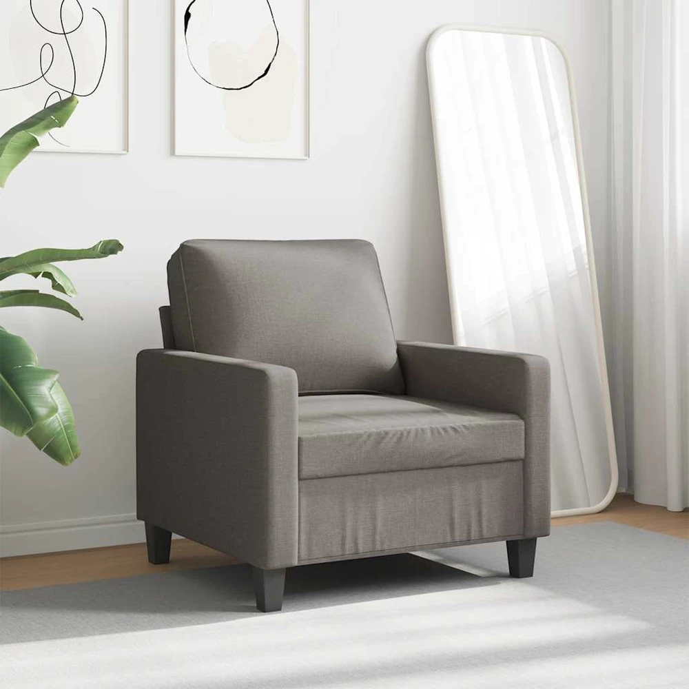 Sofa Krėslas, taupe spalvos, 60cm, audinys
