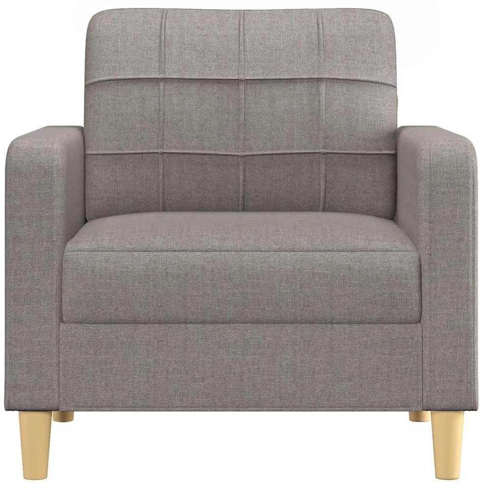 Fotelis Krėslas, taupe spalvos, 60cm, audinys