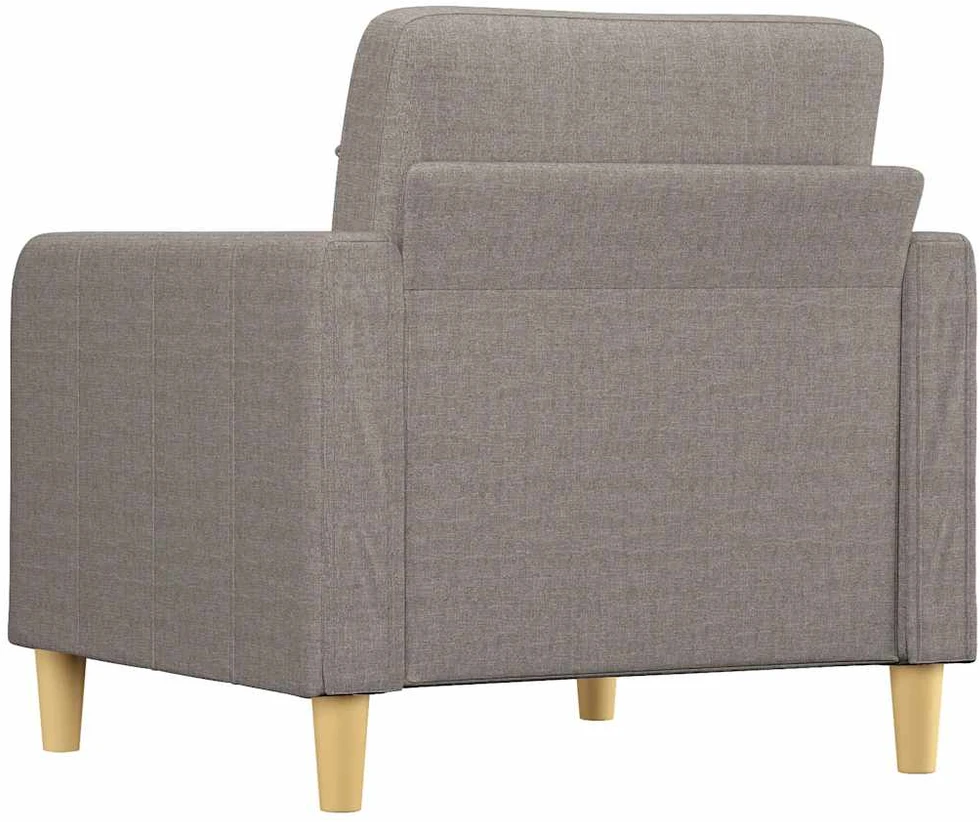 Fotelis Krėslas, taupe spalvos, 60cm, audinys