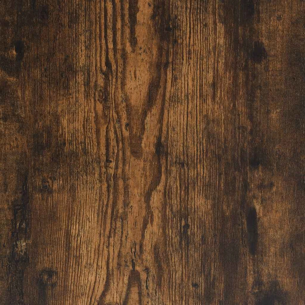 Kušetė su stalčiais be čiužinio, dūminio ąžuolo, 90x190 cm