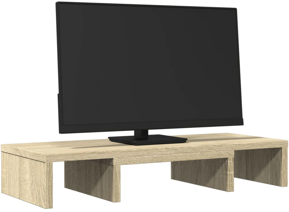Laikiklis Monitoriaus stovas, ąžuolo, 60x24x10,5cm, apdirbta mediena