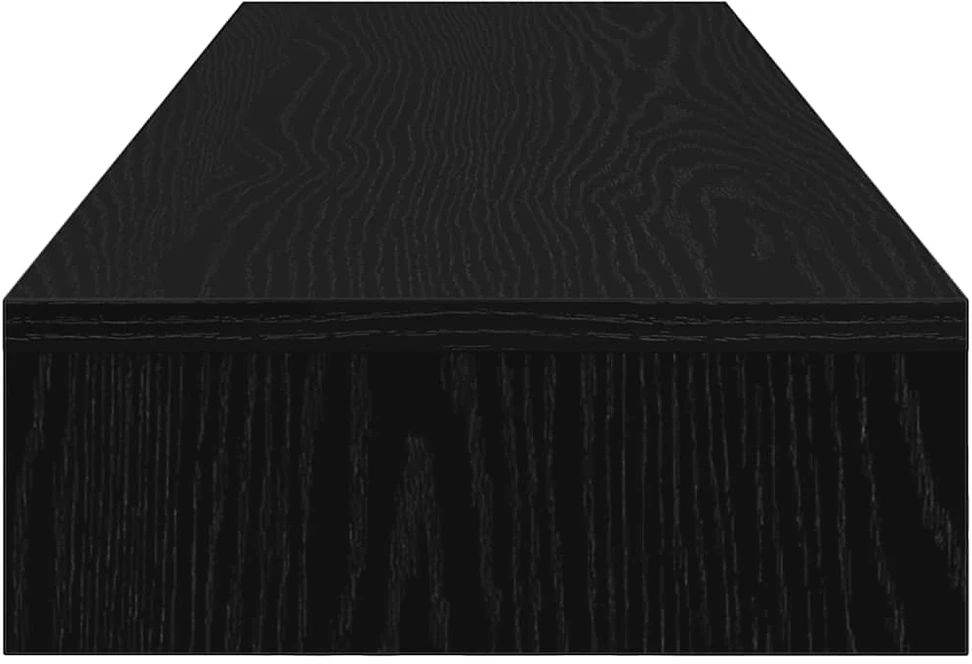 Laikiklis Monitoriaus stovas, juodo ąžuolo spalvos, 100x27x10 cm, inžinerinė mediena