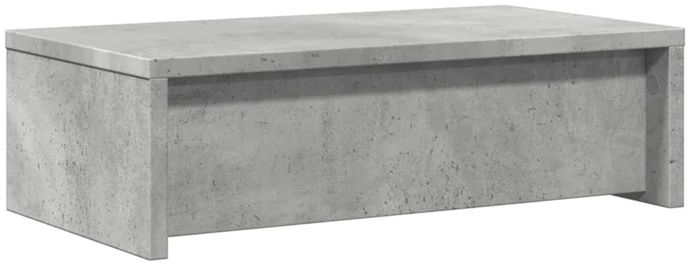 Laikiklis Monitoriaus stovas su stalčiais, betono, 50x27x15cm, mediena