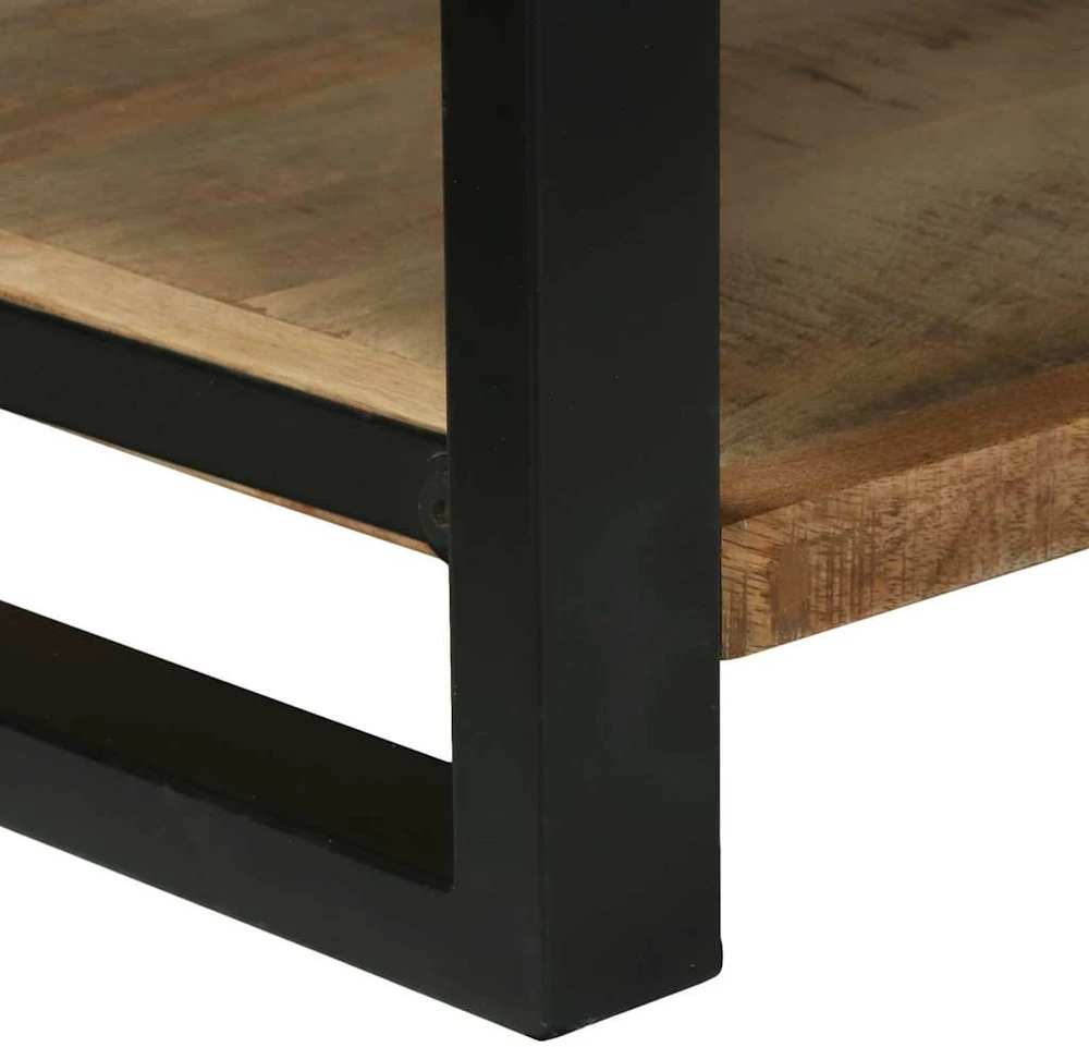 Saugojimo dėžė Ruda 80 x 35 x 45 cm Mango medienos masyvas