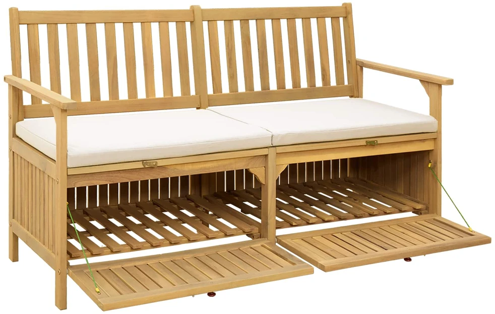 Laikymo suolas 2 -Seater 148 x 63 x 84 cm Stačiakampio