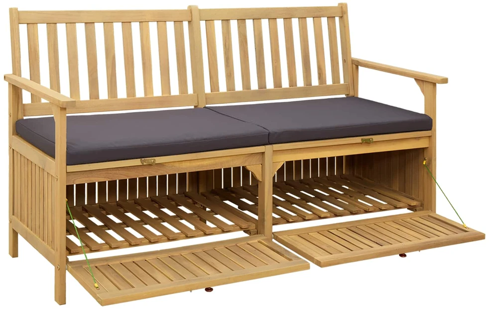 Laikymo suolas 2 -Seater 148 x 63 x 84 cm Stačiakampio