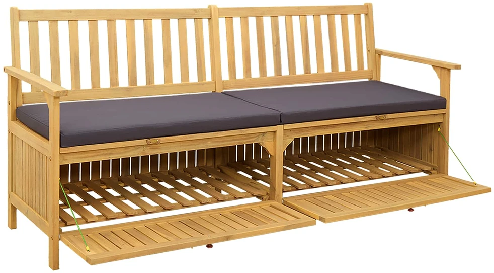 Laikymo suolas 2 -Seater 170 x 63 x 84 cm Stačiakampio