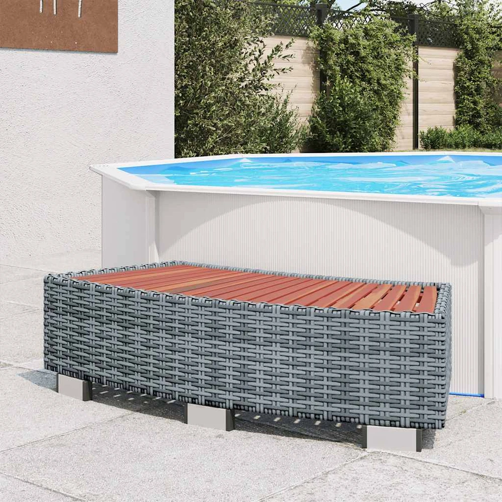 Laiptelis Spa baseinui, 92x45x25cm, poliratanas