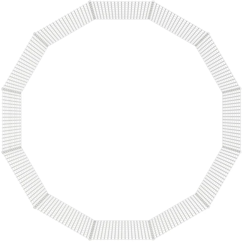 Aptvaras gyvūnams, 12 segmentų, 54x100cm, galvanizuota geležis