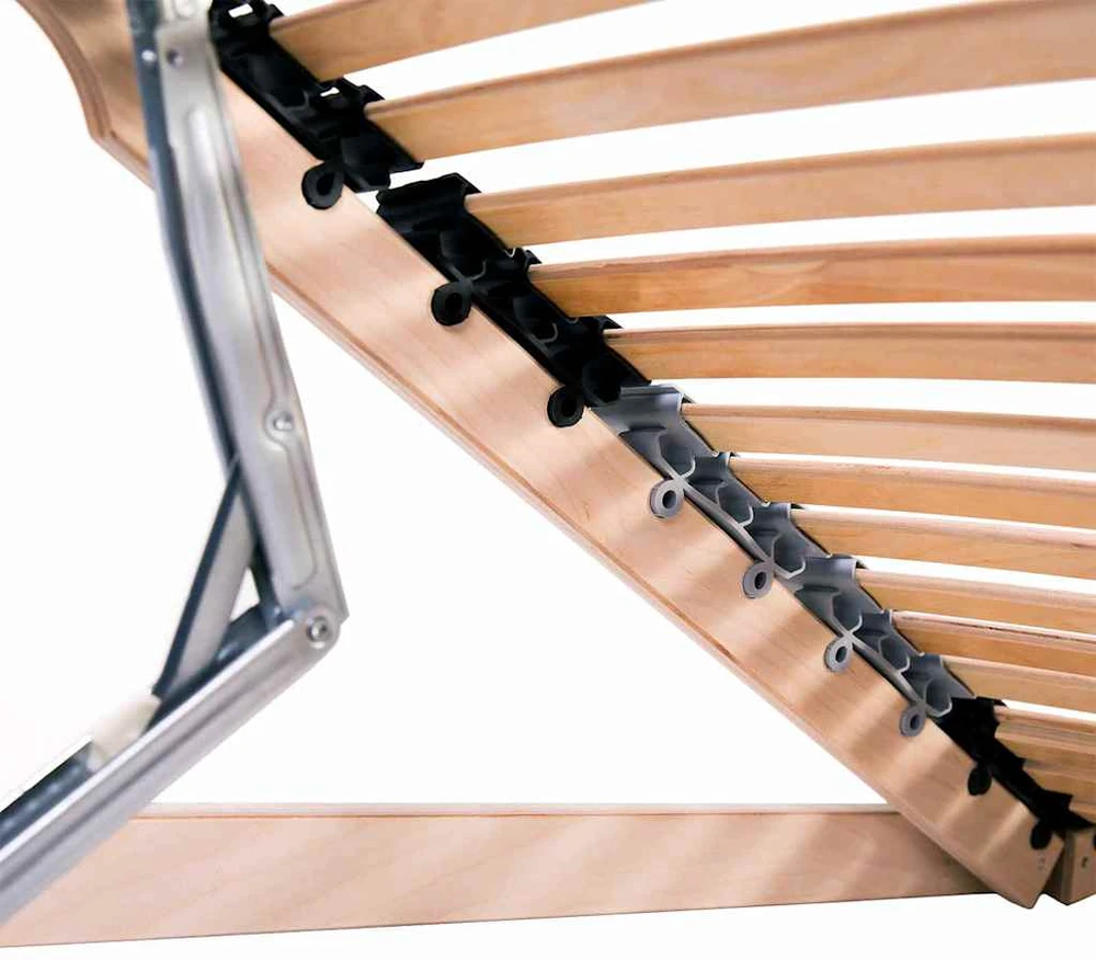 Lamelinis lovos pagrindas Ruda 140 x 190 cm Kietas bukas medis
