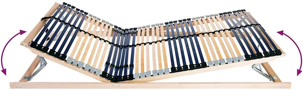 Lamelinis lovos pagrindas Ruda 140 x 190 cm Kietas bukas medis