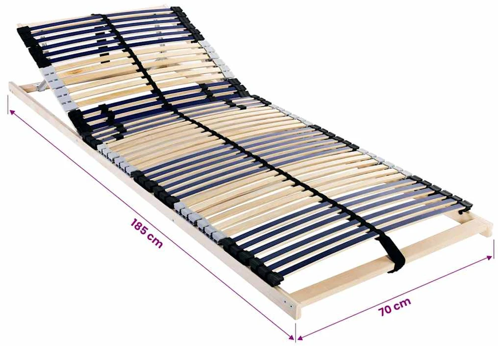Lova Lamelinis lovos pagrindas Ruda 70 x 190 cm Kietas bukas medis