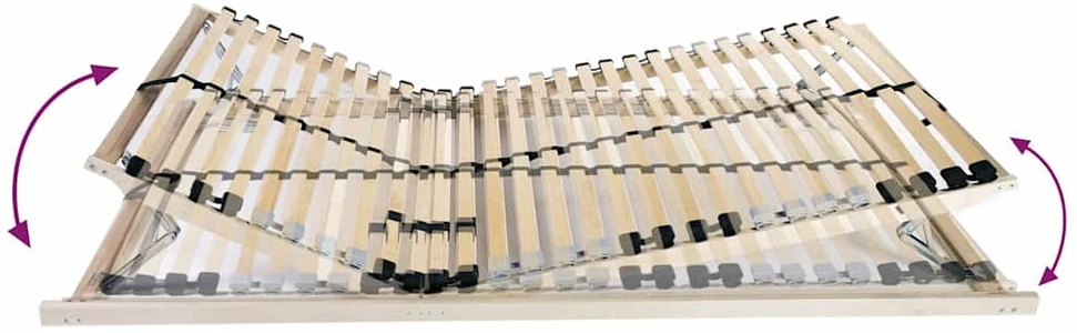Lova Lamelinis lovos pagrindas Ruda 70 x 190 cm Kietas bukas medis