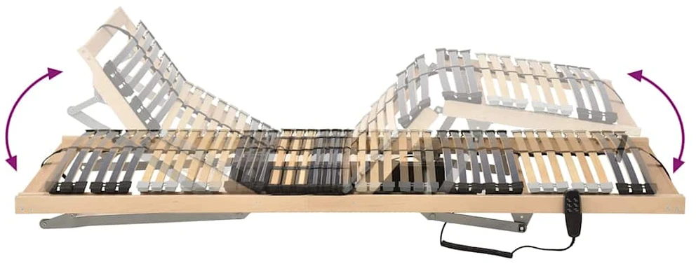Lova Lamelinis lovos pagrindas Ruda 90 x 190 cm Kietas bukas medis