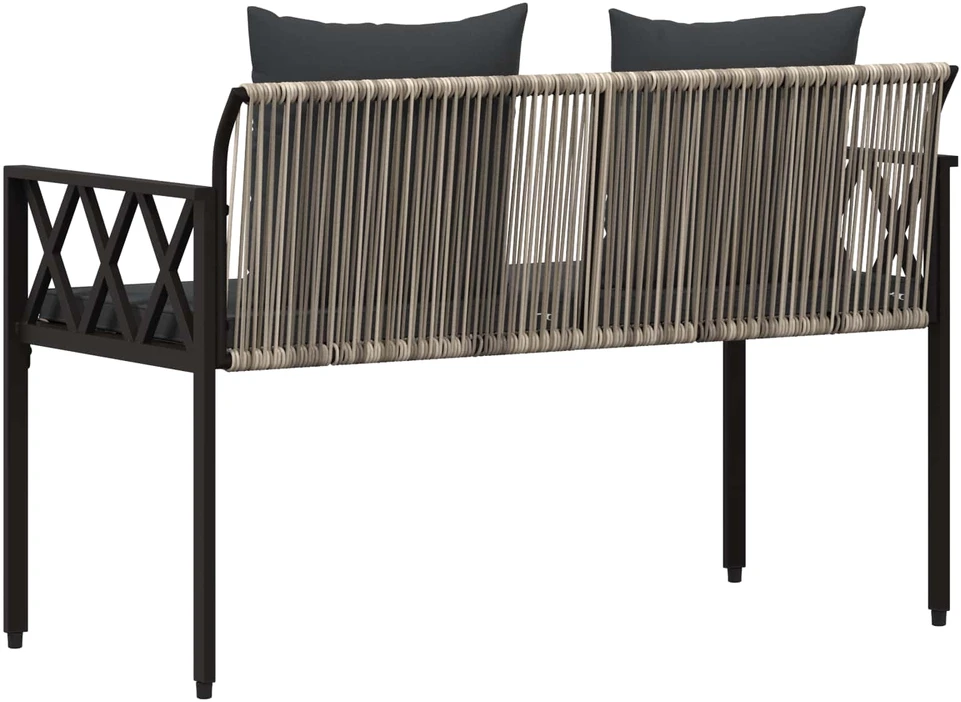 Lauko baldų komplektas Lauko suoleliai 2 -Seater 116 x 56 x 75 cm poliratanas