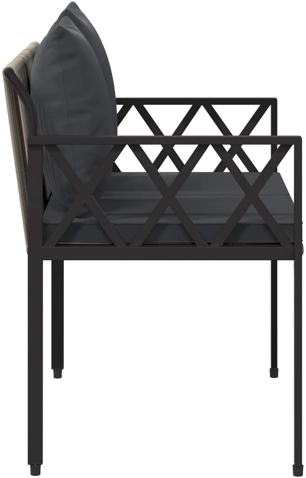 Lauko baldų komplektas Lauko suoleliai 2 -Seater 116 x 56 x 75 cm poliratanas