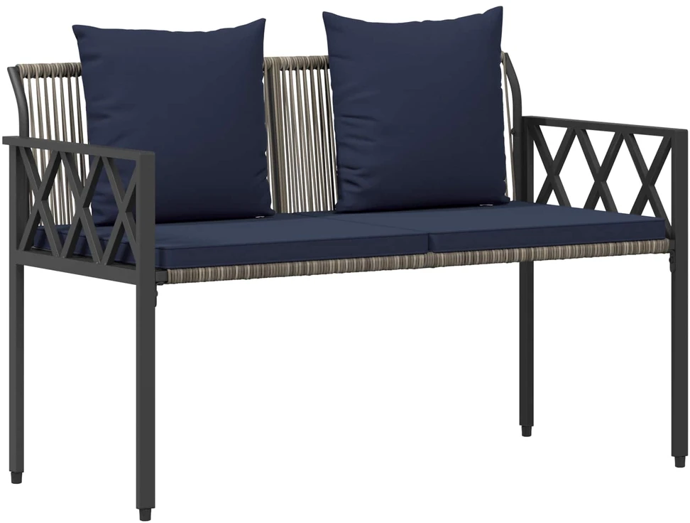Lauko baldų komplektas Lauko suoleliai 2 -Seater 116 x 56 x 75 cm poliratanas