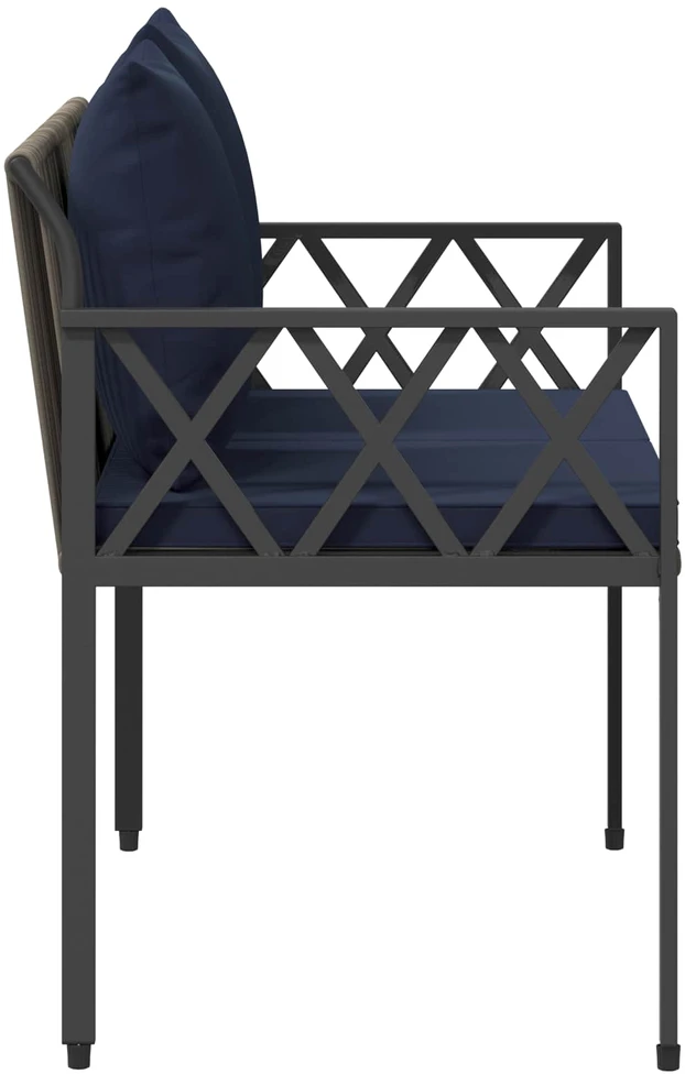Lauko baldų komplektas Lauko suoleliai 2 -Seater 116 x 56 x 75 cm poliratanas
