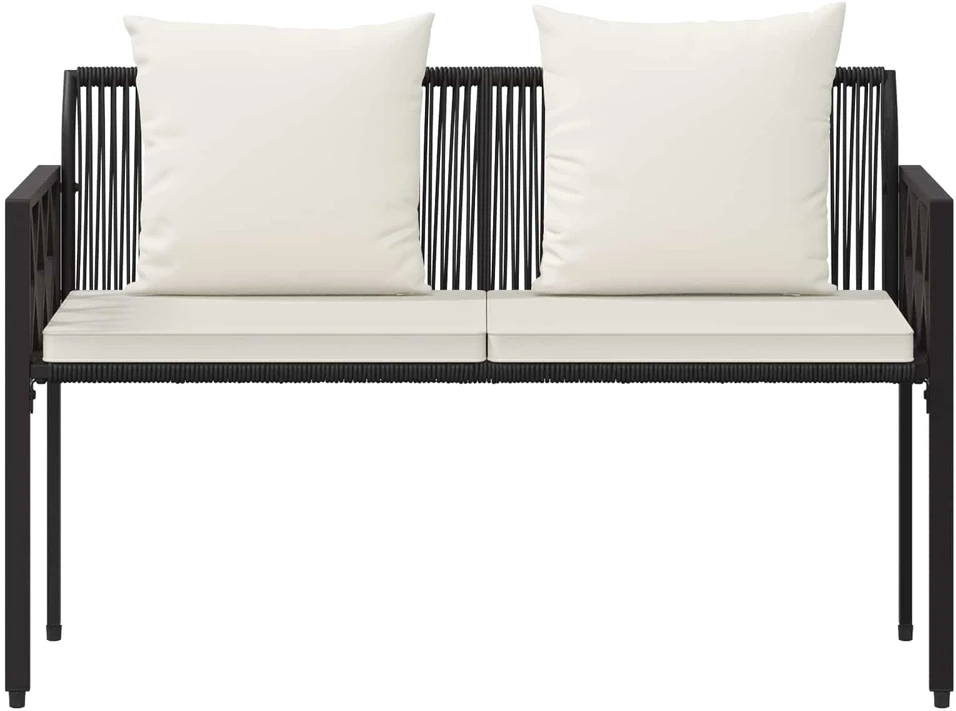 Lauko baldų komplektas Lauko suoleliai 2 -Seater 116 x 56 x 75 cm poliratanas