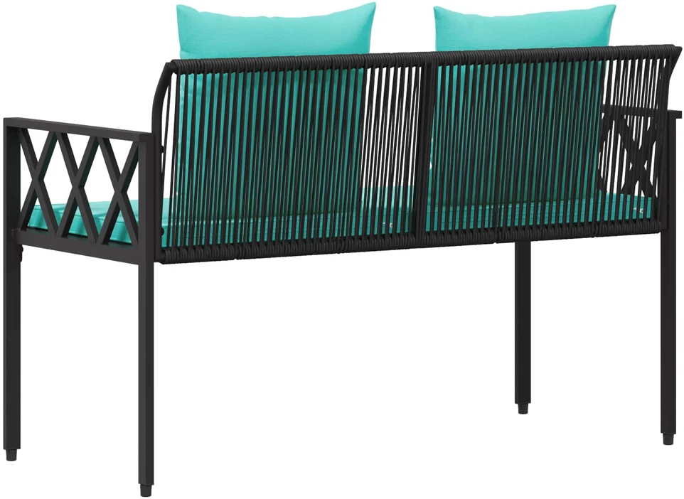 Lauko baldų komplektas Lauko suoleliai 2 -Seater 116 x 56 x 75 cm poliratanas
