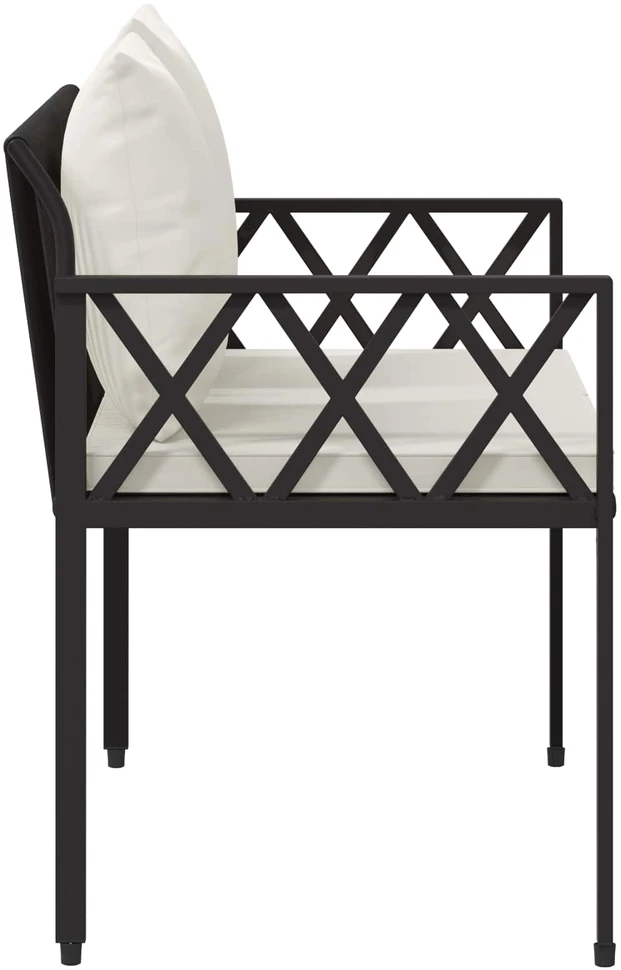 Lauko baldų komplektas Lauko suoleliai 2 -Seater 116 x 56 x 75 cm poliratanas