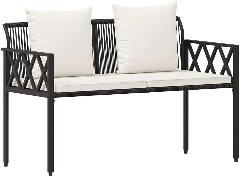 Lauko baldų komplektas Lauko suoleliai 2 -Seater 116 x 56 x 75 cm poliratanas