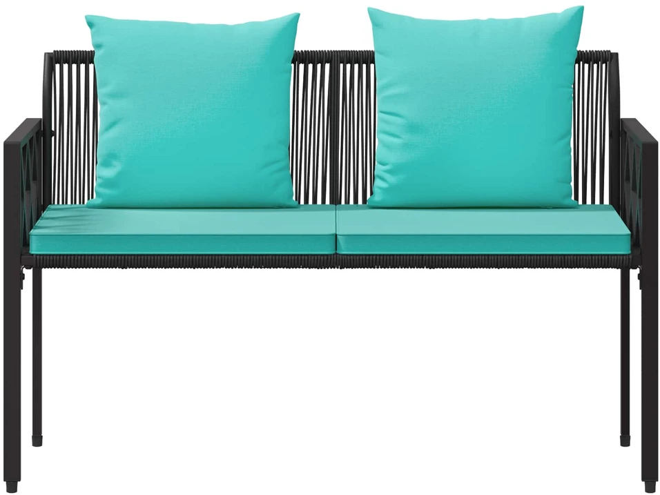 Lauko baldų komplektas Lauko suoleliai 2 -Seater 116 x 56 x 75 cm poliratanas