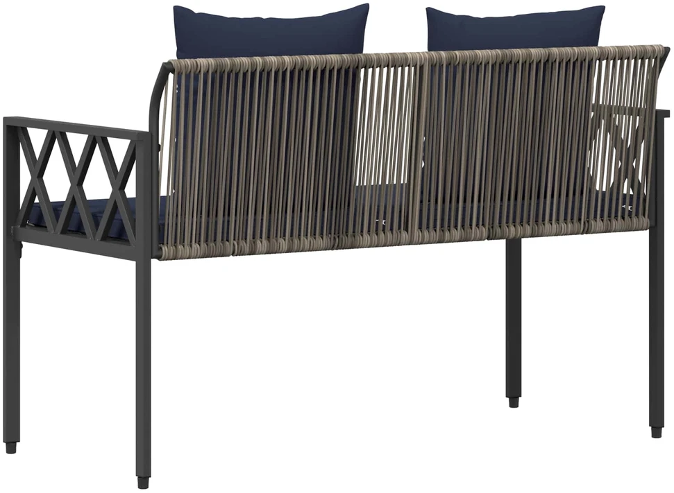 Lauko baldų komplektas Lauko suoleliai 2 -Seater 116 x 56 x 75 cm poliratanas