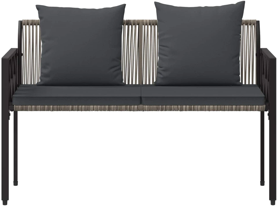 Lauko baldų komplektas Lauko suoleliai 2 -Seater 116 x 56 x 75 cm poliratanas