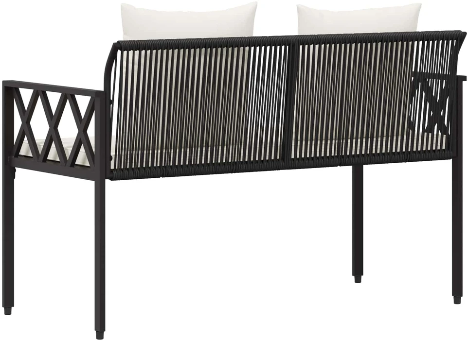 Lauko baldų komplektas Lauko suoleliai 2 -Seater 116 x 56 x 75 cm poliratanas